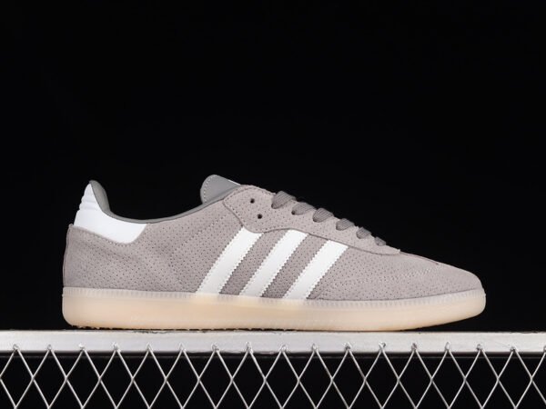 SAMBA OG SHOES GREY THREE_CORE WHITE_BLISS ORANGE