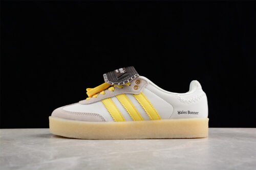 ADIDAS WALES BONNER SAMBA WHITE_YELLOW_GREY