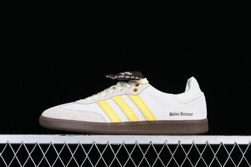 ADIDAS WALES BONNER X SAMBA BROWN_ECRU TINT_ALUMINUM YELLOW