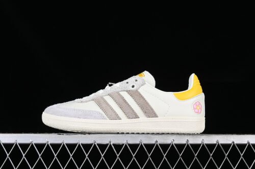 KASINA X ADIDAS ORIGINALS SAMBA WHITE_BROWN_YELLOW