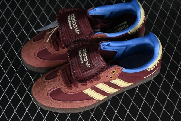 WALES BONNER SAMBA YELLOW_BLUE_RED_BROWN