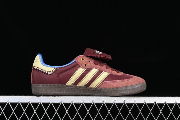 WALES BONNER SAMBA YELLOW_BLUE_RED_BROWN