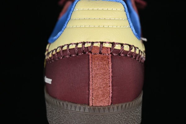 WALES BONNER SAMBA YELLOW_BLUE_RED_BROWN