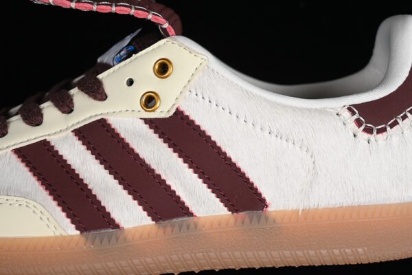 WALES BONNER X ADIDAS SAMBA PONY CREAM WHITE_MYSTERY BROWN_CREAM WHITE