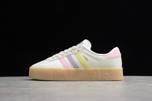SAMBAROSE SHOES CLOUD WHITE_PINK_YELLOW