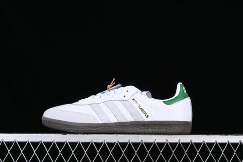 ADIDAS SAMBA KITH WHITE_GREY_GREEN_BLACK