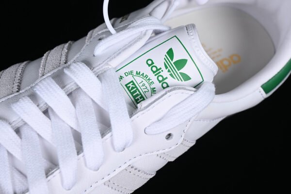 ADIDAS SAMBA KITH WHITE_GREY_GREEN_BLACK