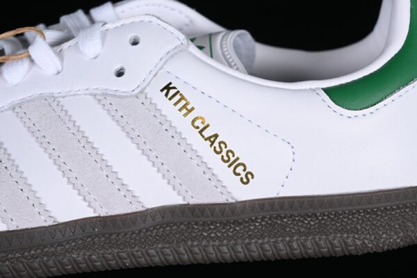 ADIDAS SAMBA KITH WHITE_GREY_GREEN_BLACK