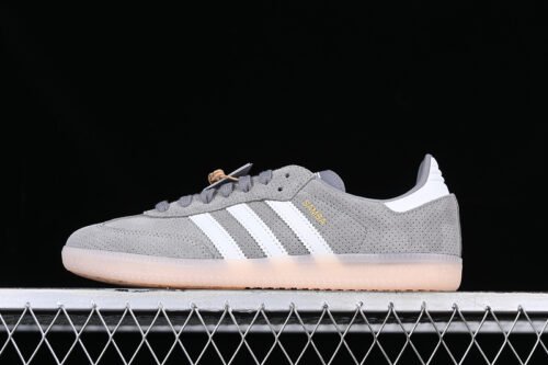 ADIDAS SAMBA OG GREY THREE_CORE WHITE_BLISS ORANGE