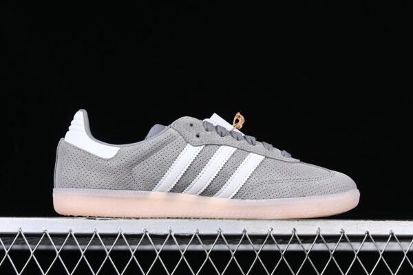 ADIDAS SAMBA OG GREY THREE_CORE WHITE_BLISS ORANGE