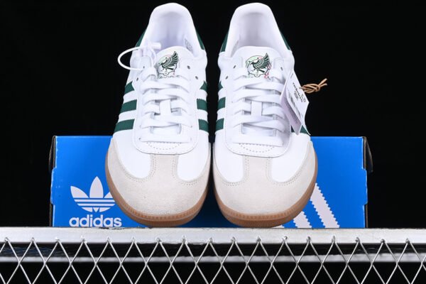 ADIDAS SAMBA TEAM MEXICO CLOUD WHITE_COLLEGIATE GREEN_GUM