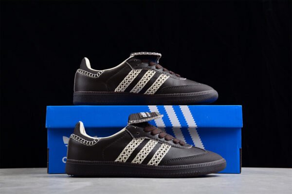 WALES BONNER X SAMBA SHOES BLACK_CREAM WHITE_CORE BLACK
