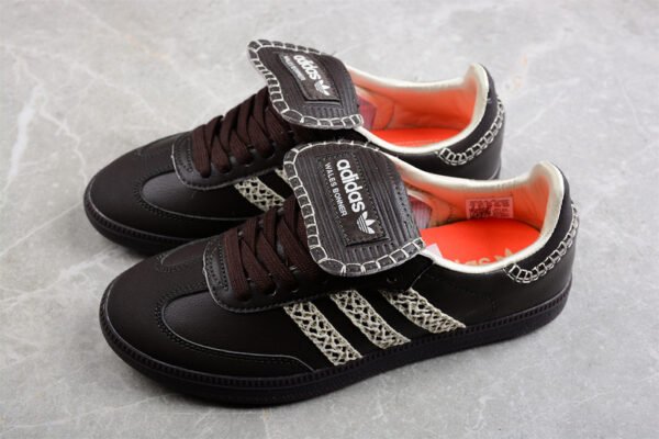 WALES BONNER X SAMBA SHOES BLACK_CREAM WHITE_CORE BLACK