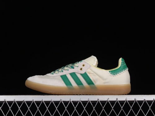 WALES BONNER X SAMBA SHOES CREAM WHITE_BOLD GREEN_EASY YELLOW