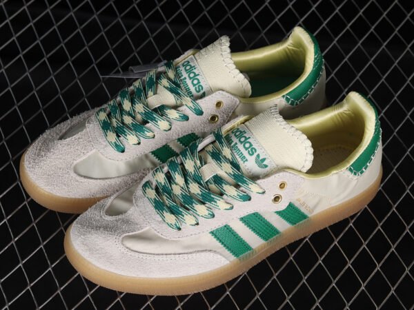 WALES BONNER X SAMBA SHOES CREAM WHITE_BOLD GREEN_EASY YELLOW