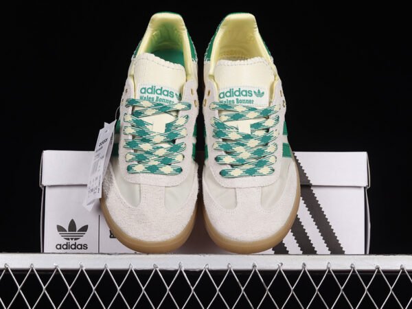 WALES BONNER X SAMBA SHOES CREAM WHITE_BOLD GREEN_EASY YELLOW