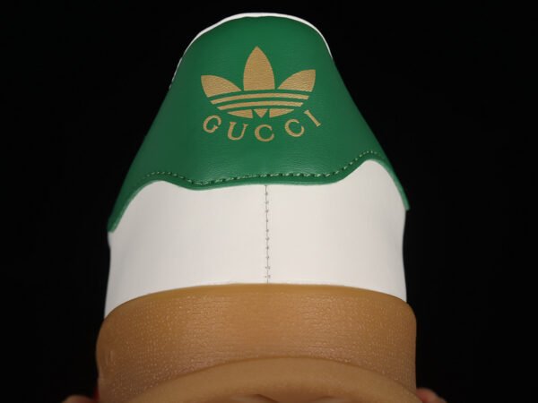 GUCCI X GAZELLE SHOES CLOUD WHITE_GREEN_RED