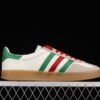 GUCCI X GAZELLE SHOES CLOUD WHITE_GREEN_RED