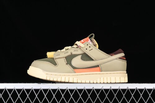 AIR DUNK JUMBO MEDIUM OLIVE_NEUTRAL OLIVE_EARTH_SAFETY ORANGE