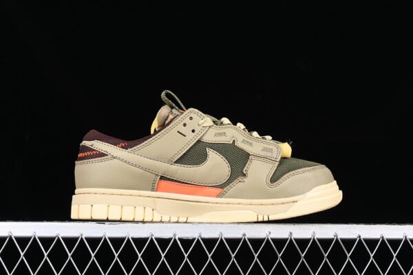 AIR DUNK JUMBO MEDIUM OLIVE_NEUTRAL OLIVE_EARTH_SAFETY ORANGE