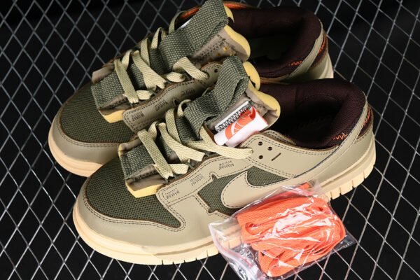 AIR DUNK JUMBO MEDIUM OLIVE_NEUTRAL OLIVE_EARTH_SAFETY ORANGE