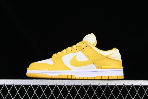 DUNK LOW TWIST COCONUT MILK_WHITE_VIVID SULFUR