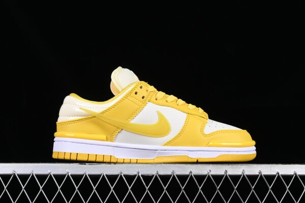DUNK LOW TWIST COCONUT MILK_WHITE_VIVID SULFUR