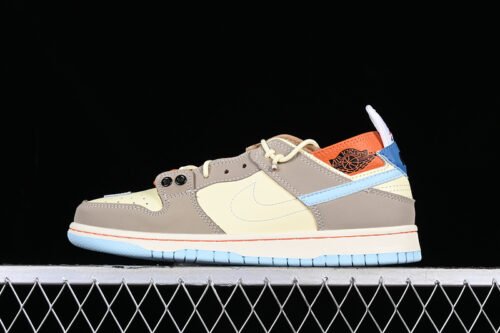 SB DUNK LOW BROWN_BEIGE_BLUE