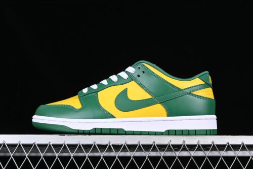 DUNK LOW SP BRAZIL 2020 VARSITY MAIZE_PINE GREEN_WHITE