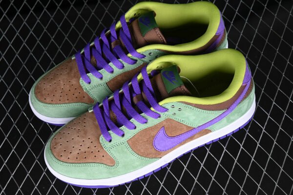 SB DUNK LOW SP RETRO UGLY DUCKLING PACK VENEER_AUTUMN GREEN_DEEP PURPLE