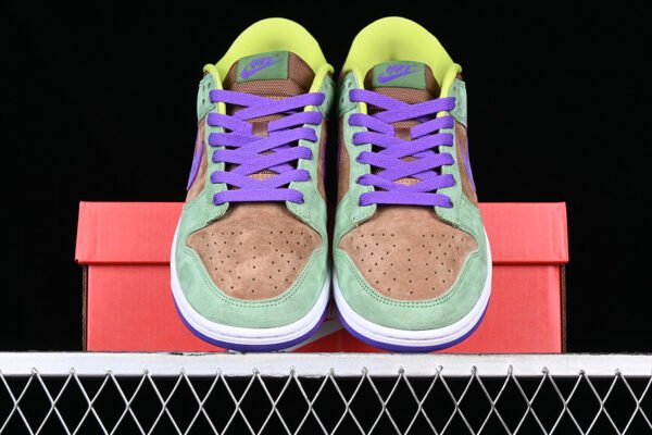 SB DUNK LOW SP RETRO UGLY DUCKLING PACK VENEER_AUTUMN GREEN_DEEP PURPLE