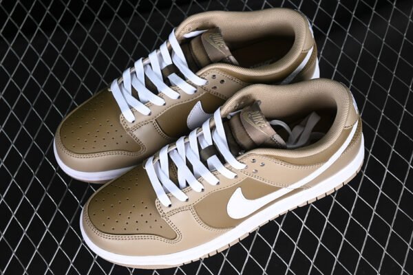DUNK LOW JUDGE GREY KHAKI_WHITE_HAZEL RUSH