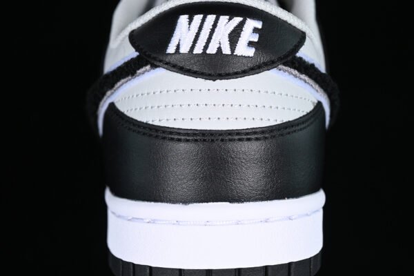 DUNK LOW CHENILLE SWOOSH GREY FOG_WOLF GREY_IRON GREY_BLACK