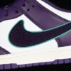 DUNK LOW CHENILLE SWOOSH SAIL_NEPTUNE GREEN_GRAND PURPLE_GRAND PURPLE