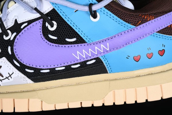 AIR DUNK LOW 3 0 REMASTERED WHITE_BLACK_BLUE_PURPLE