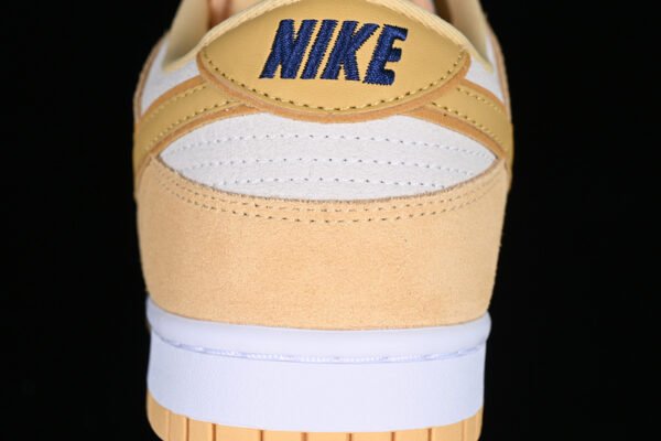 DUNK LOW LX CELESTIAL GOLD_WHEAT GOLD_SAIL_GOLD SUEDE_MIDNIGHT NAVY_WHITE