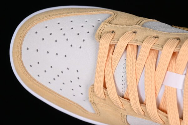 DUNK LOW LX CELESTIAL GOLD_WHEAT GOLD_SAIL_GOLD SUEDE_MIDNIGHT NAVY_WHITE