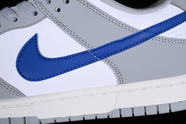 DUNK LOW GS WOLF GREY_GAME ROYAL_WHITE