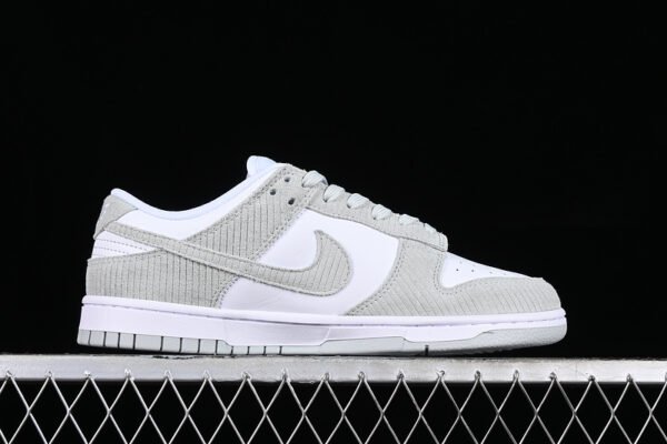 DUNK LOW LIGHT SILVER CORDUROY WHITE_LIGHT SILVER