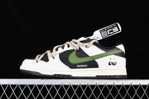 DUNK LOW PANDA WHITE_BLACK_GREEN