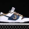 DUNK LOW SB LOW TOP CASUAL SNEAKERS WHITE_BROWN_BLUE