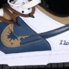 DUNK LOW SB LOW TOP CASUAL SNEAKERS WHITE_BROWN_BLUE