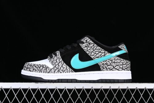 DUNK LOW PRO SB ATMOS ELEPHANT MEDIUM GREY_BLACK_WHITE_CLEAR JADE