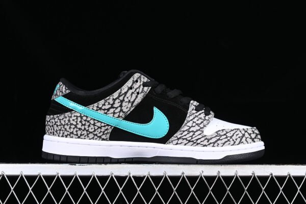 DUNK LOW PRO SB ATMOS ELEPHANT MEDIUM GREY_BLACK_WHITE_CLEAR JADE