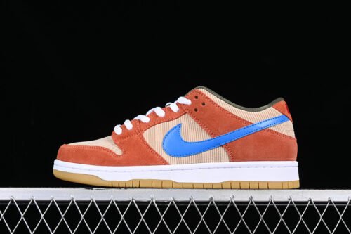 DUNK LOW PRO SB CORDUROY DUSTY PEACH_PHOTO BLUE-DESERT ORE