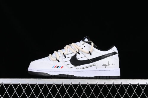 DUNK LOW SB WHITE_BLACK