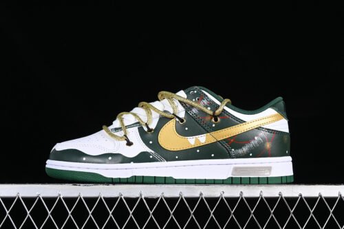 DUNK LOW SB GREEN_YELLOW_WHITE