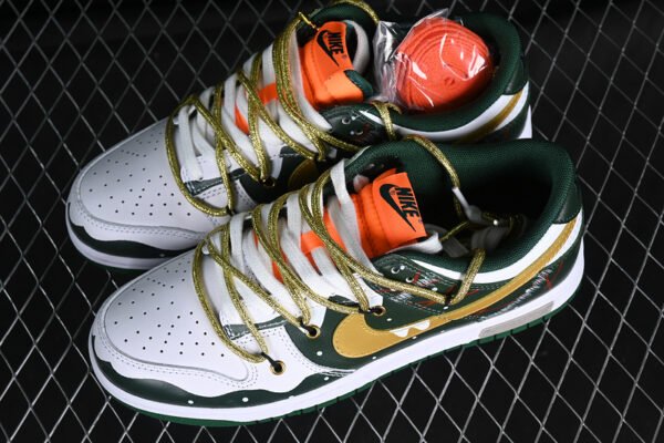 DUNK LOW SB GREEN_YELLOW_WHITE