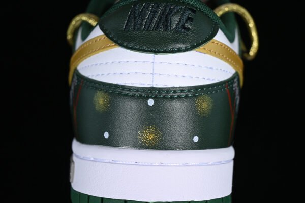 DUNK LOW SB GREEN_YELLOW_WHITE
