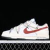 DUNK LOW RETRO WHITE_BEIGE_RED